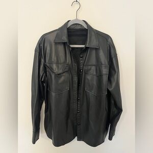 Men's Black Leather Jacket